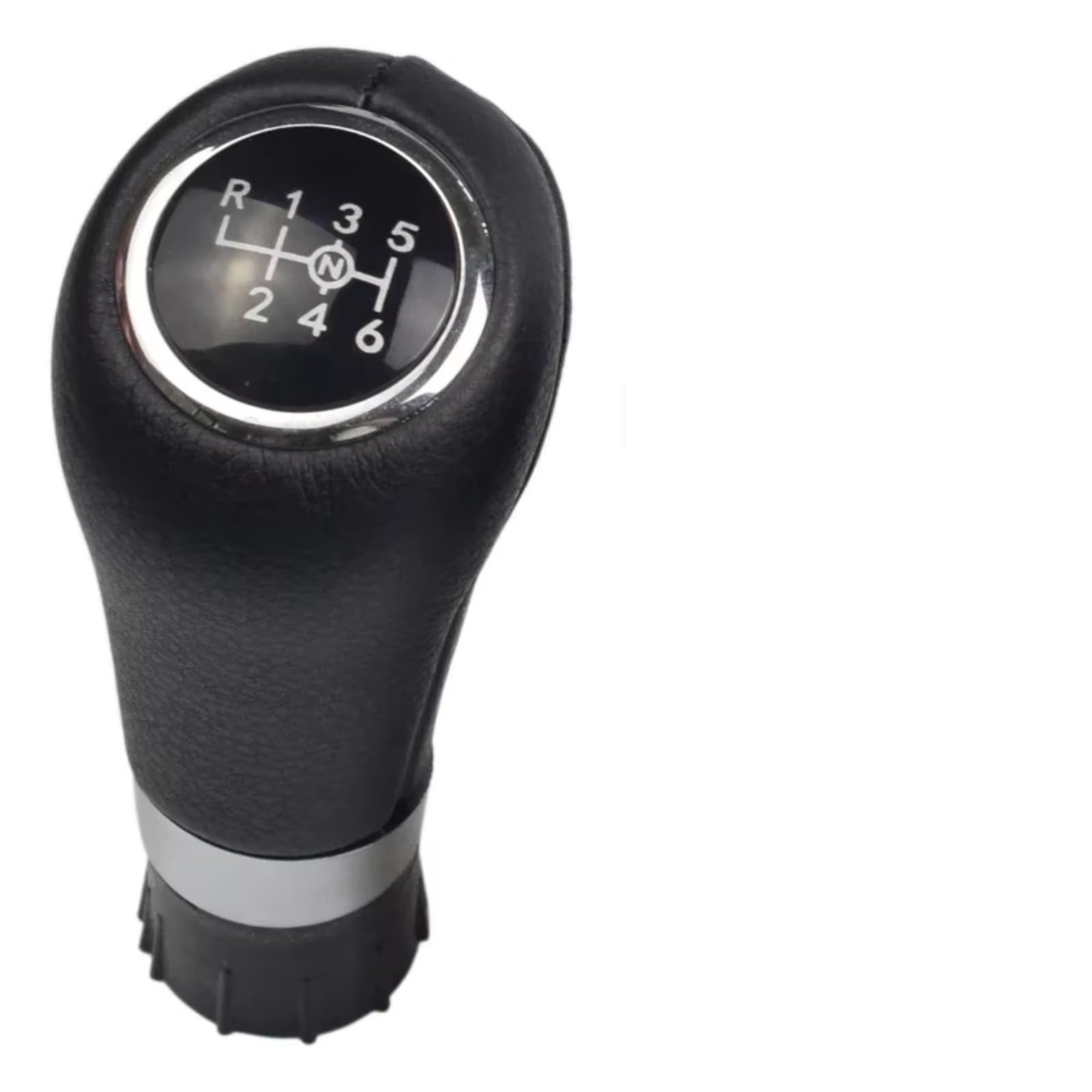 HILLAR Car Gear Stick Knob for Benz W203 S203 CL203 W209 W204 C204 C63 C300 C250 W207 Gear Stick Knob 6 Speed Manual Car Shift(Black-6-Upon-14.5)