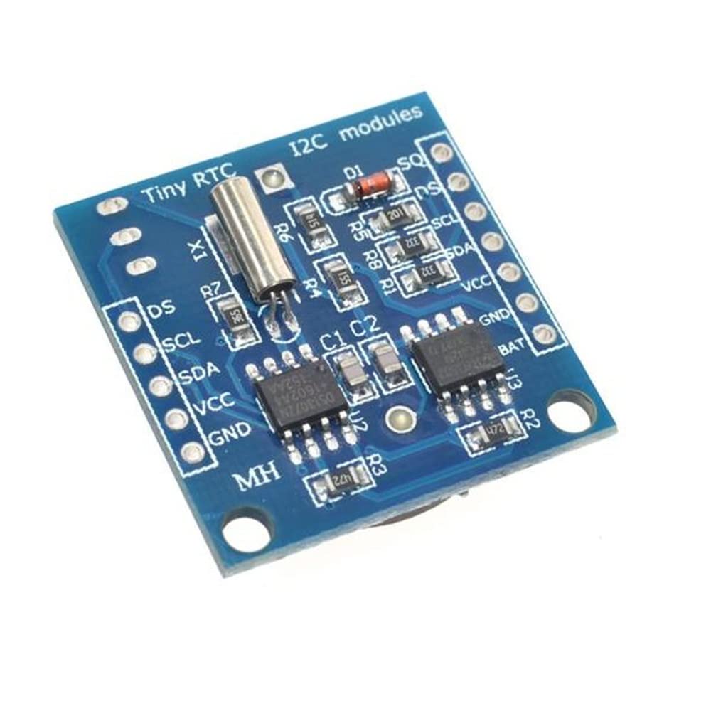 5 piccoli moduli di orologio RTC I2C DS1307 AT24C32 in tempo reale per Arduino AVR PIC 51 ARM