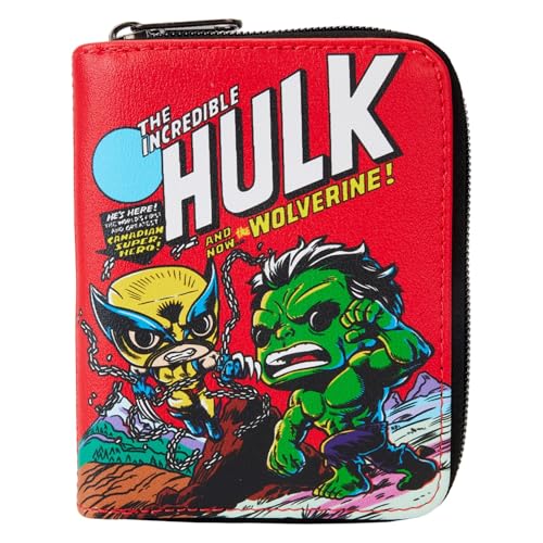 Funko Loungefly Marvel: Wolverine 50th Anniversary - The Incredible Hulk and The Wolverine Wallet