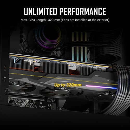 Image of ANTEC NX Series NX500M, Mesh Front Panel, Type-C 3.2 Gen2 Ready, 1 x 120mm Fan Included, Tempered Glass Side Panels, 360mm Radiator Support, Mini-Tower M-ATX Gaming Case