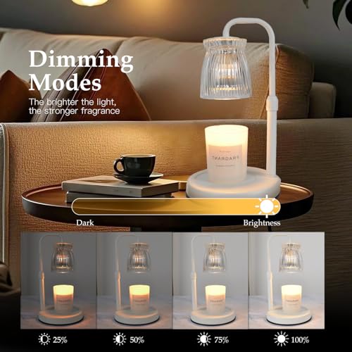 Shering Candle Warmer Lamp with Timer Dimmable, Gift Box, Gifts for Her, Birthday Gifts for Women, House Warming Gift New Home Decor, Wax Melt Warmer for Scented Jar Candles - Image 5