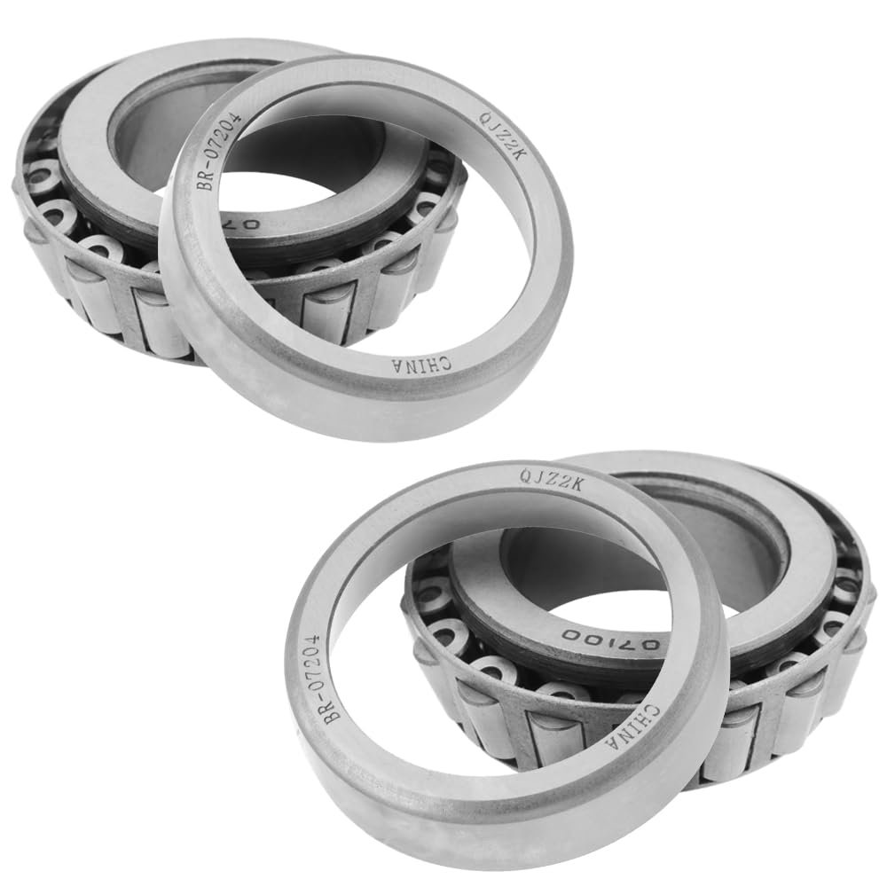 SET15 - Cono: 07100 Race: 07204 Cuscinetto a rulli conici 1" x 2" x 0.6" (ID x OD x W) | 25,4 mm x 51,994 mm x 15,011 mm (ID x OD x W) Ruota, asse, cuscinetti albero di uscita scatola di trasferimento