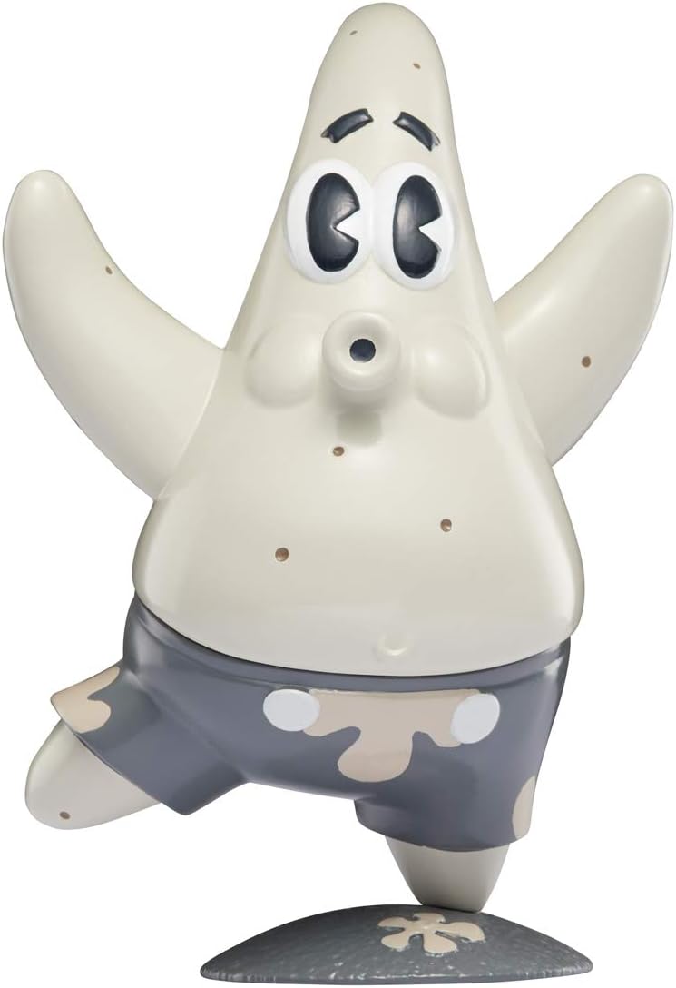 Alpha Group Spongebob Squarepants, Spongepop Culturepants, 4.5” Collectible Vinyl Figure, Old-Timey Patrick