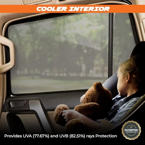 Image of Volkswagen Polo Magnetic Sun Shades /Curtains - Set of 5pcs Suitable for Polo 2010 Onwards