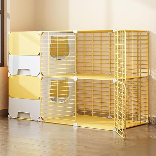Kanduo LbgnEX LP[W LgCt DIY L͂ qLxr[T[N ^L O\ȋP[W(Yellow,105x45x70cm)
