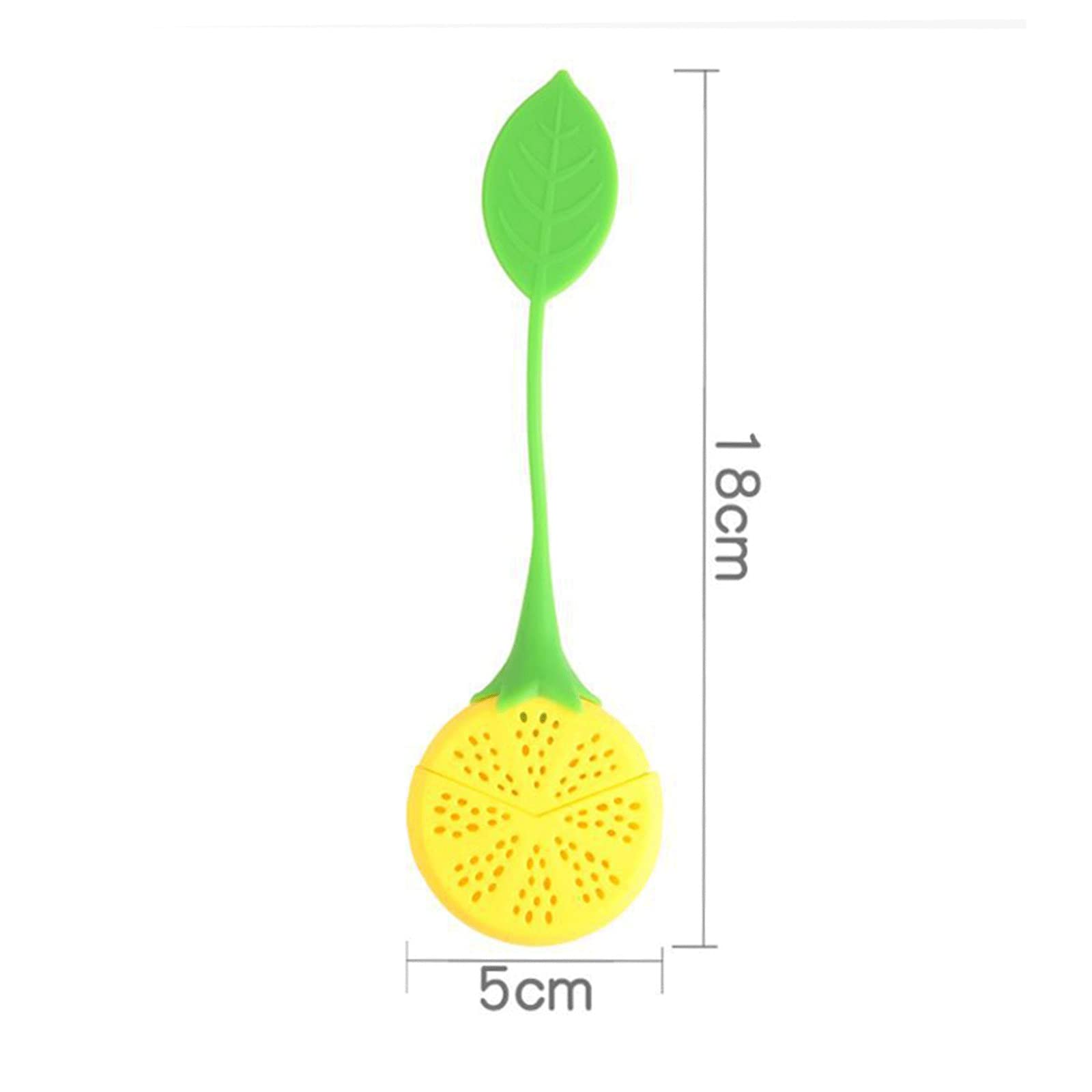 Colador de té de silicona con fugas de té de limón, bolsa de té, suministros de cocina, fabricante de té perezoso, filtro de té personalizado