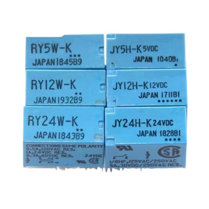Relais RY5W-K et JY5H-K 5VDC pour réparer une carte électronique en panne