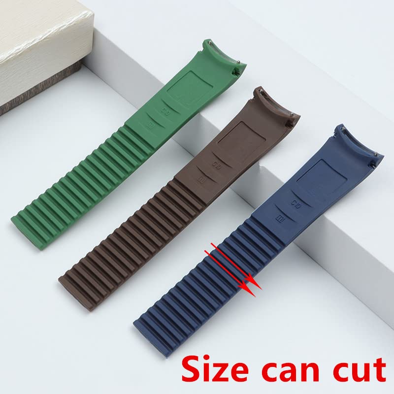 Bracelet montre 21mm silicone premium pour Patek Philippe Aquanaut