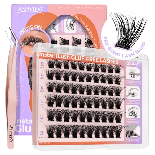 Extension de cils auto-adhésifs LASHVIEW pour un maquillage rapide