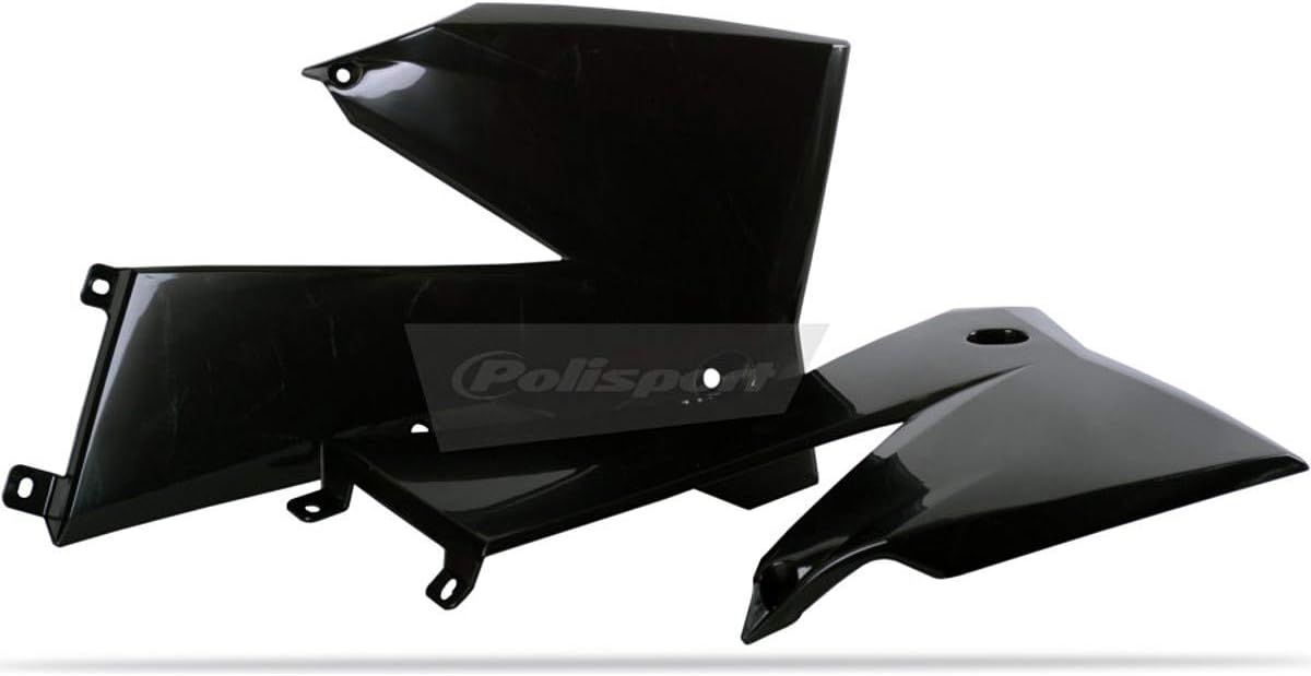 Polisport Radiator Shroud Set (BLACK) For 05-06 KTM 250SXF