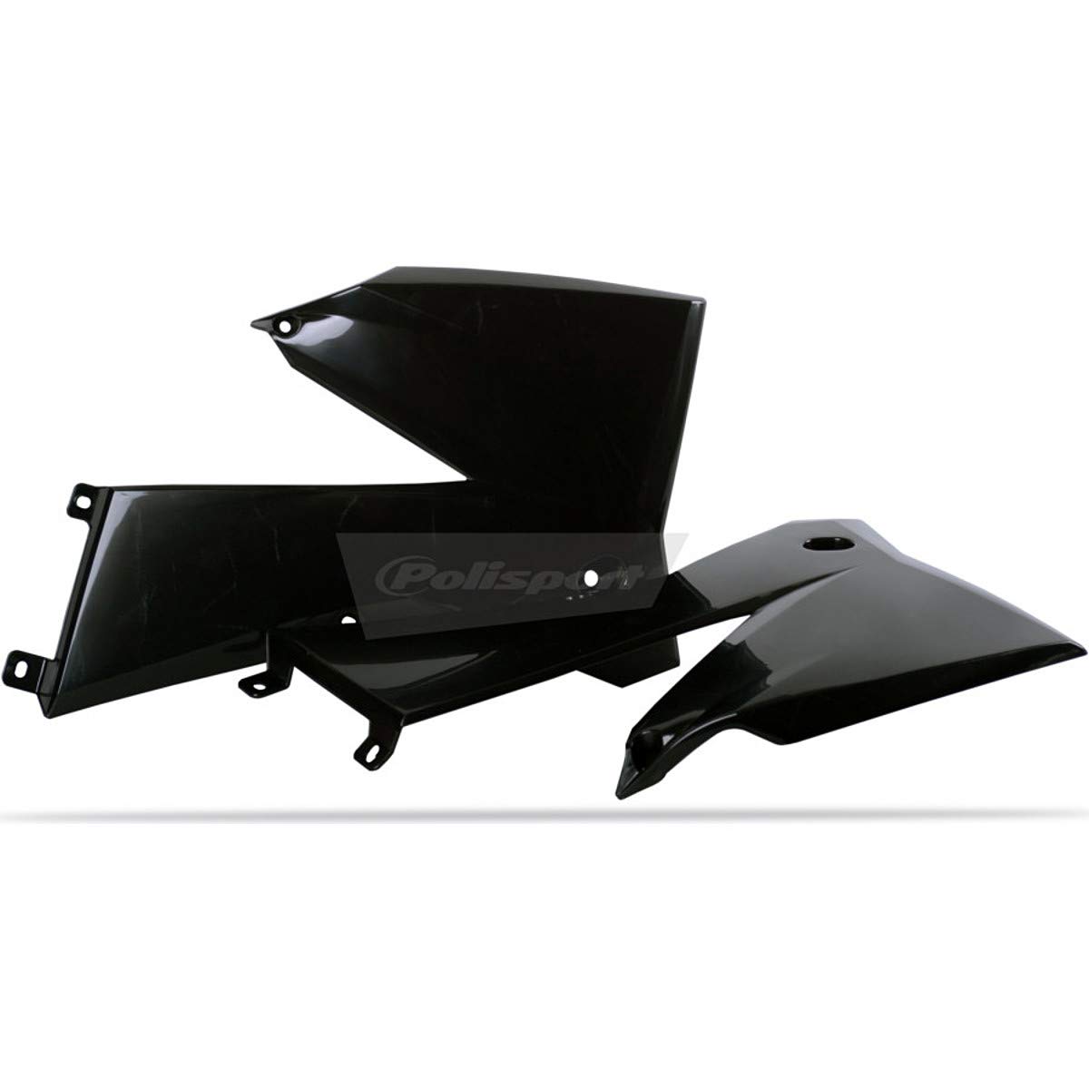 Polisport KTM EXC - 2005-07 - SX,SX-F - 2005-06 - EXC-F,XC,XC-W,XCF-W - 2006-07 - XC-F - 2007 - Radiator Covers Pair Black