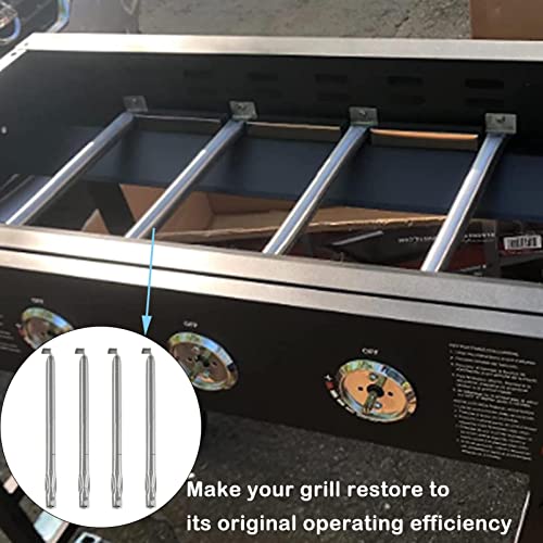 Suona Grill Burner Tubes Replacement Parts For Blackstone 36 Inch 4-Burner Griddle 1554 1560 1825 Flat Top Gas Grill Outdoor Cooking Station,4Pcs Stainless Steel Tube Burner #TOP4