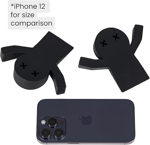 Miniatura 7 de Paquete de 2 topes decorativos para la parte inferior de la puerta  Lindo tope de puerta  Topes de puerta negros para la parte inferior de la puerta