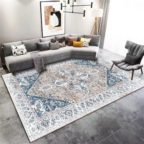 Tapis de chambre moderne adulte style rétro en taille 70x140 cm pour sol - 2