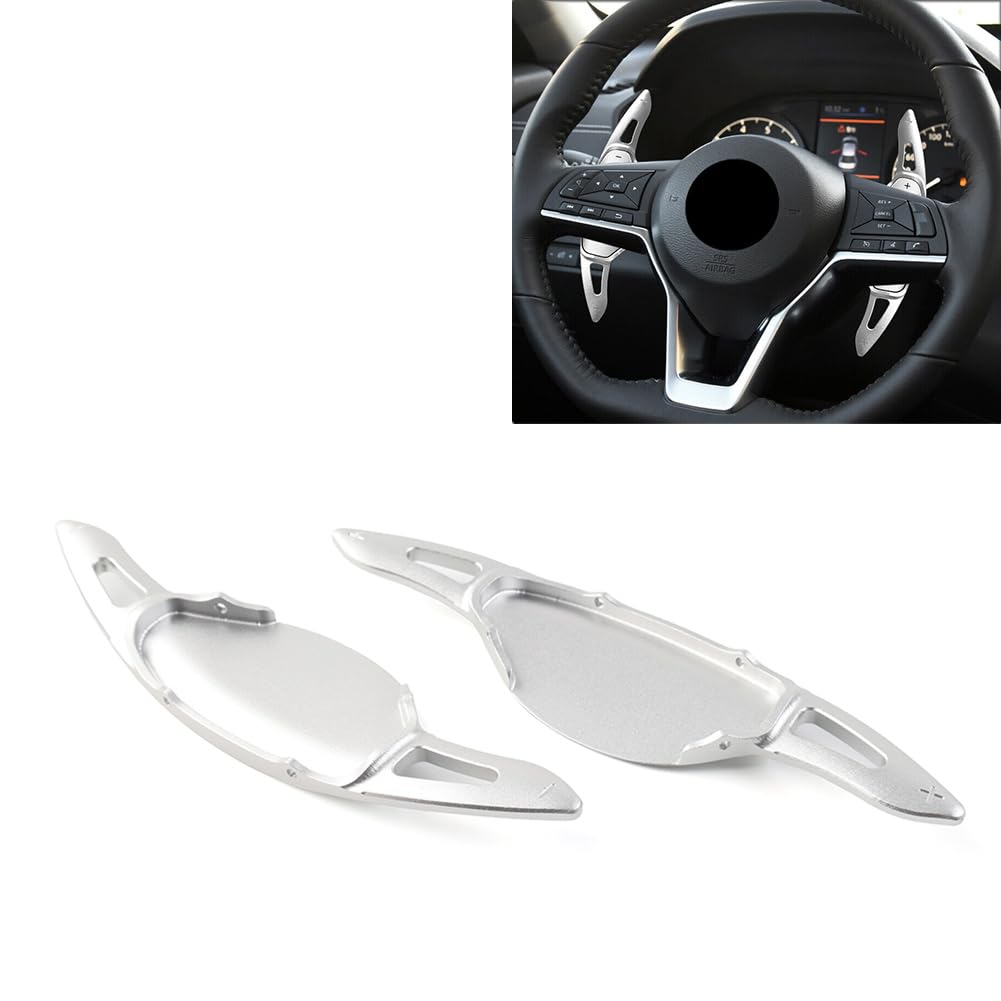 KUNIO Aluminum Alloy Steering Wheel Shift Paddle Extensions - Red, Fit Nissan Altima, Rogue, Infiniti QX50, QX55 & More - View #8