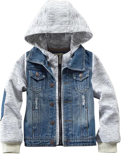 Image of Mallimoda Kids Boys Girls Hooded Denim Jacket