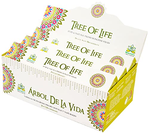 Image of Himalaya Premium Incense Sticks for Everyday Use | Aroma Fragrance Sticks|Pooja Room Items for Home & Prayers | Freshness Positive Energy (Tree of Life) (Pack of 12, Each of 15 GM)