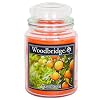 Woodbridge Geurkaars, groot, geurkaars met deksel, oranje grove, kaars met lange brandduur (565 g), fruitige sinaasappel…