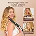 Pro Air Brush 5 in 1 Haarstyler Hairstyler Warmluftbürste 5 in 1 Atopskins Airbrush 5 In 1 Air Styler Set, Föhnbürste Set Mit 30mm Airflow Lockenstab| 1000W Haartrockner| Rundbürstenföhn, Geschenk