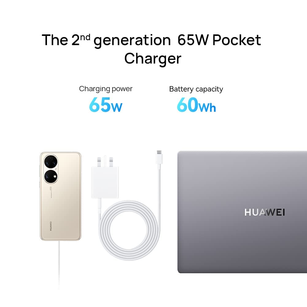 HUAWEI Computer portatile, Wi-Fi, grigio, D16-16 pollici