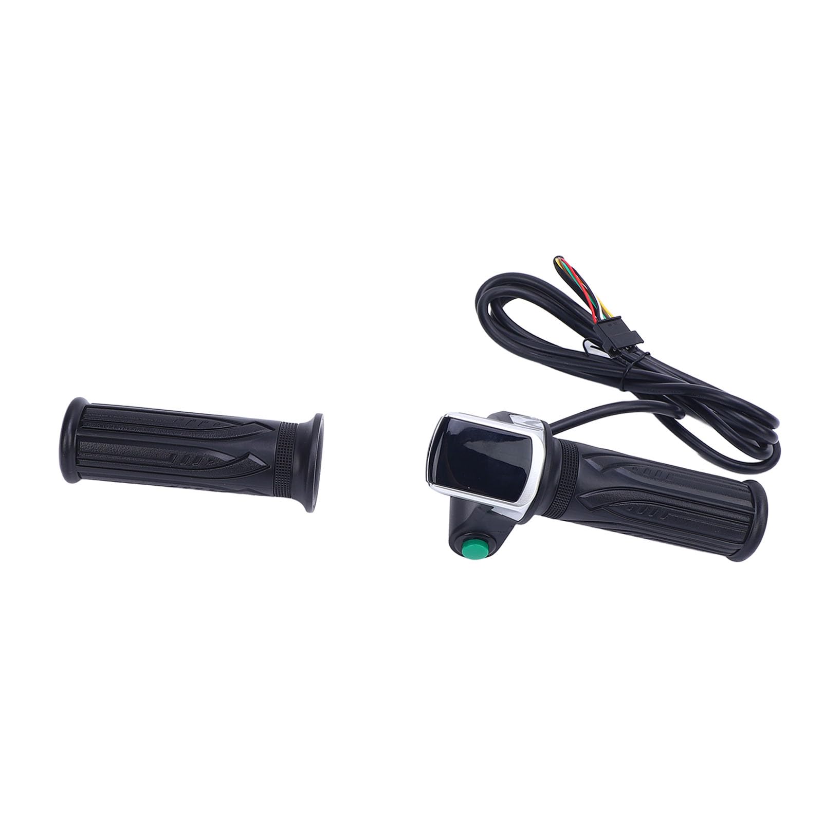 Poignée d'accélérateur pour vélo électrique 36 V avec Affichage de la Batterie Contrôle de Vitesse Sensible Performance Stable Ajustement Universel pour Guidon de 22,2 mm