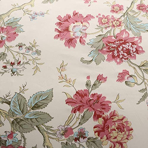 Brandream Luxurious Duvet Cover Queen Size Bedding Set Floral Duvet Quilt Cover Set Printed Chinoiserie Peony Asian Style Home Collections 800TC Egyptian Cotton Bedding Set Pieces - image 5