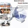 2-Pack-Automatic-Cat-Feeders-Dog-Water-Bowl-Dispenser-and-Dog-Food-Bowls-Set-Dog-Feeding-Watering-Supplies-for-Small-Medium-Big-Pets-Cat-Bowls-for-Food-and-Water-1-Gallon Dog Food Bowls Set