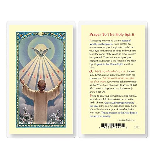Artisan Owl Prayer to the Holy Spirit Holy Cards (Set