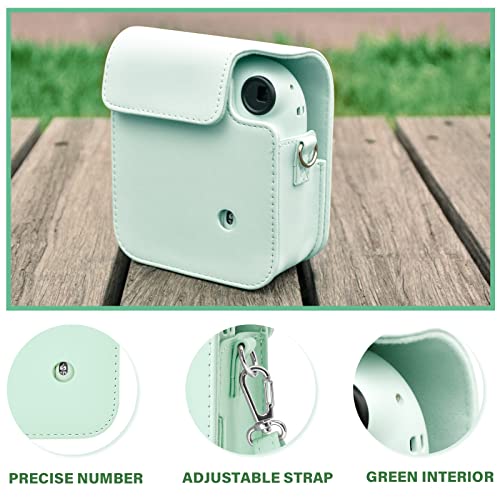 Funda para cámara Fuji Instax Mini 12 color verde menta miniatura 2
