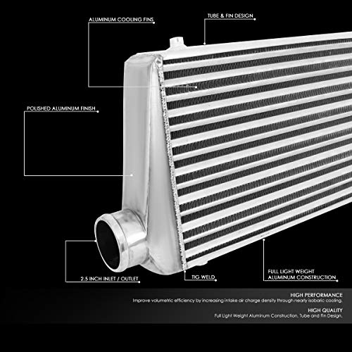 DNA Motoring ITCL-JL-003 Universal Intercooler 31"x13"x3" Tube&Fin FMIC Aluminum - Image 3