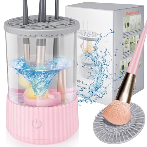 Electric Makeup Brush Cleaner, USB Make Up Brush Washer, Cosmetic...