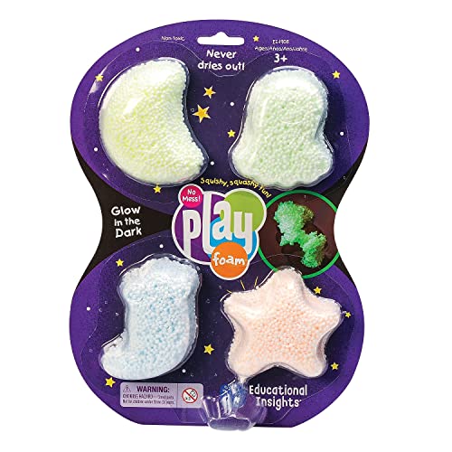 Learning Resources Mousse Playfoam luminescente (4 paquets)