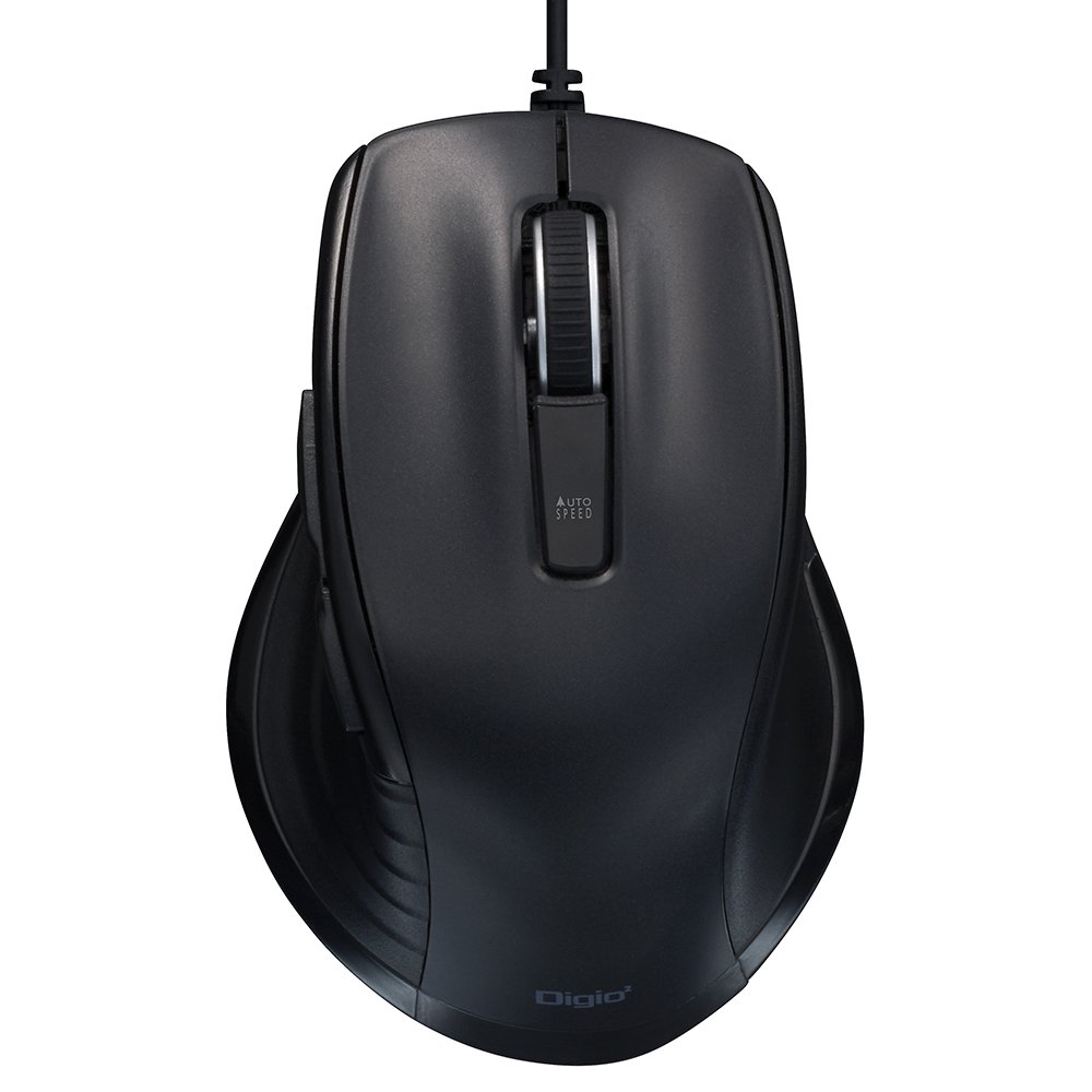 Amazon.co.jp: Digio2 F_line 5ボタンBlue LED マウス 有線 静音