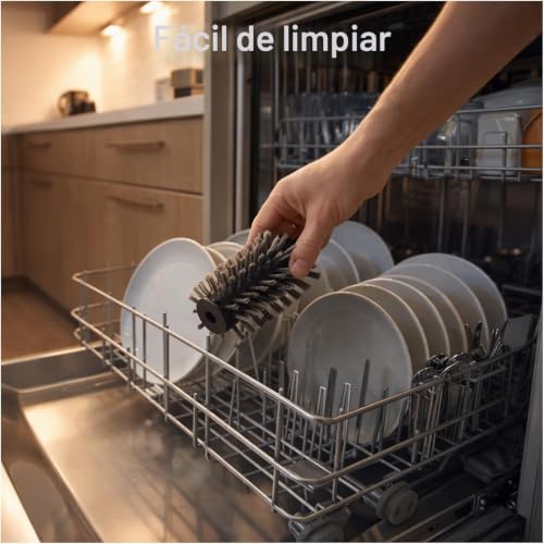 Cepillo eléctrico para barbacoa recargable MMOBIEL con mango ergonómico y motor de alta potencia 6