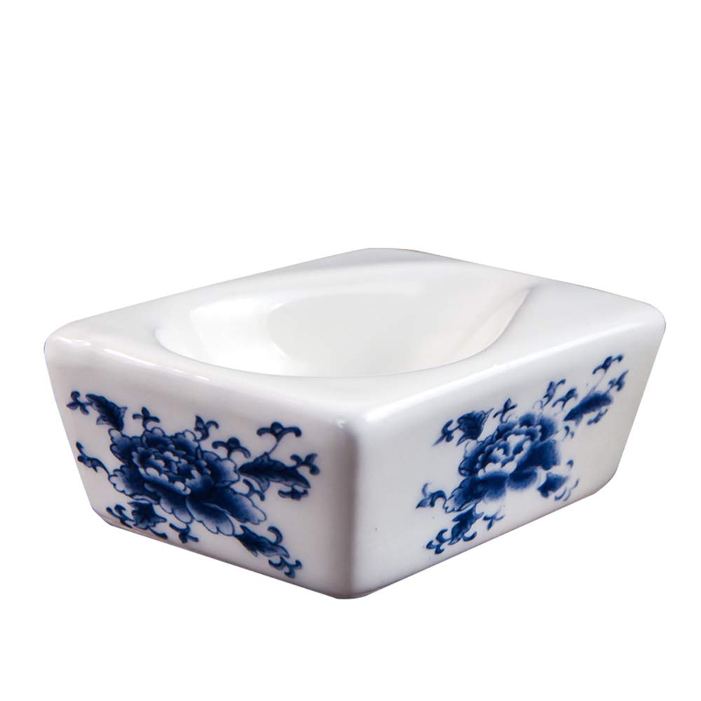 Pipe Stand Rack Holder Rest Blue and White Porcelain Tobacco Pipe Stand for Tobacco Smoking Pipe, Fits Most Pipes,Multi colored