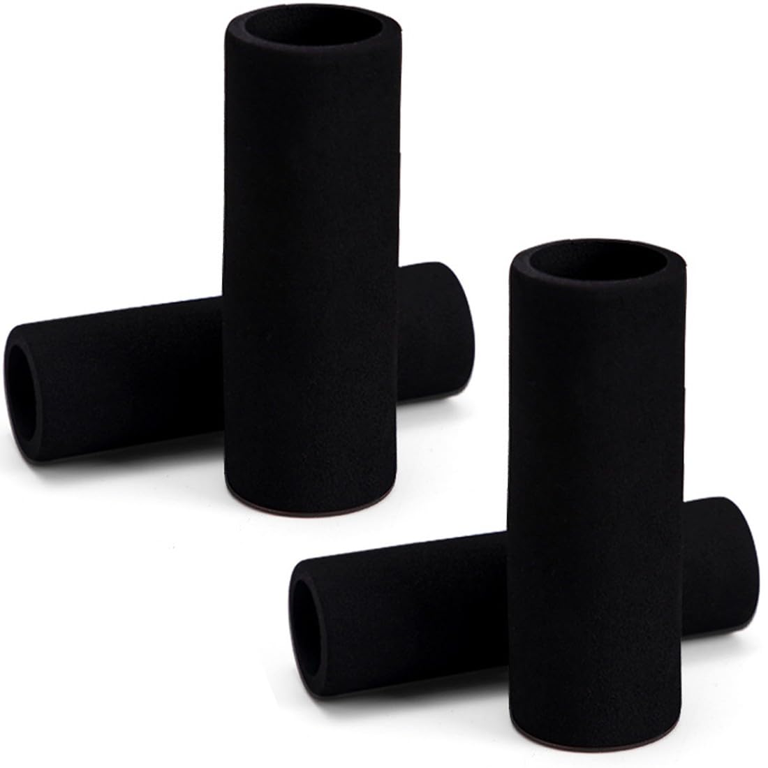 4 Pezzi Copre Grips, Manopole Manubrio Moto Manopole in Schiuma Maniglia di estremità Barra Antiscivolo Maniglia Manubrio Comfort Moto Adattabile Antiscivolo Accessorio Morbido
