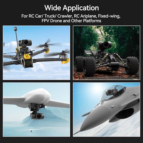 image for C-20D 2-Axis FPV Camera Gimbal,Pan Tilt Mount,FPV Head Tracking with U