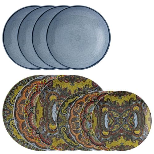 Juego de platos de porcelana 12 piezas Mod. Mandala ARTHUR KRUPP