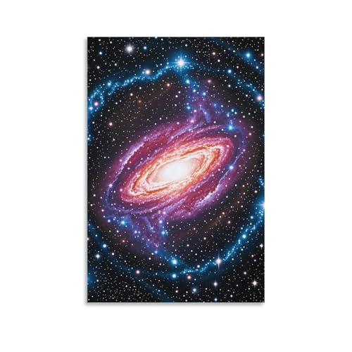 Toile murale constellation grand format impression haute définition 60x90