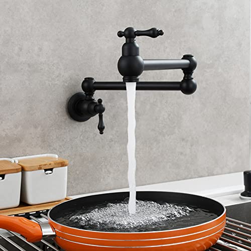 Grifo de cocina agua fría individual con montaje en pared y rotación de 360 grados 2