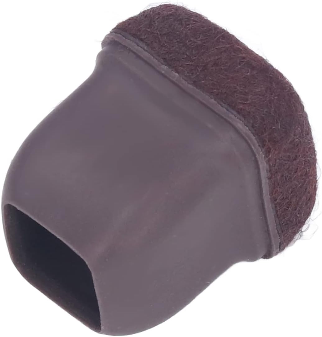 Chair Leg Cover TPE Floor Protector Furniture Legs Caps Set Kit for Table Stool Brown 8Pcs Square Shape Durable Noise Reduction Design (53mm)