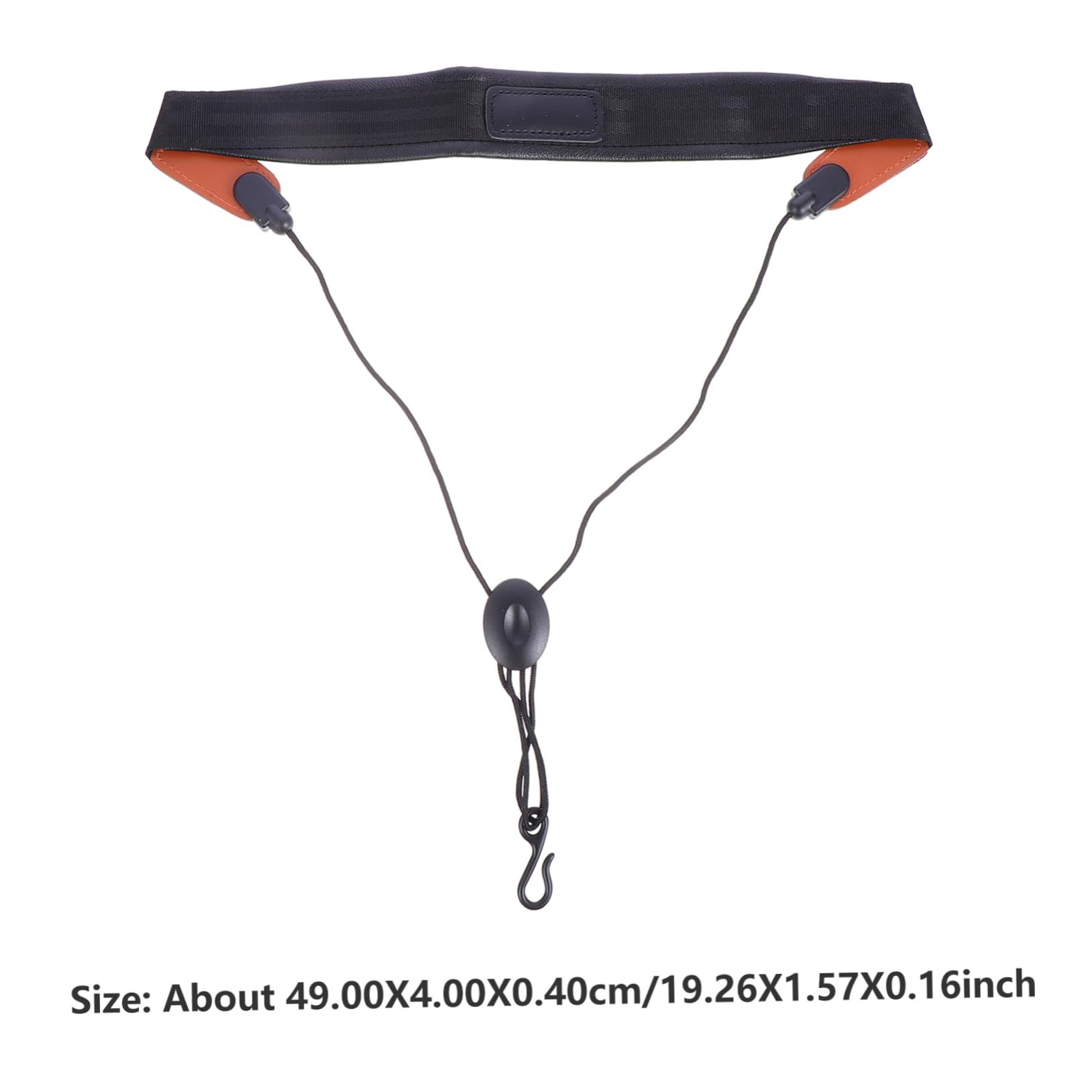 TOYANDONA 3pezzi Cinghia Per Sassofono Regolabile Con Supporto Imbottito e Gancio Antiscivolo Nera Comfort e Stabilità Per Musicisti