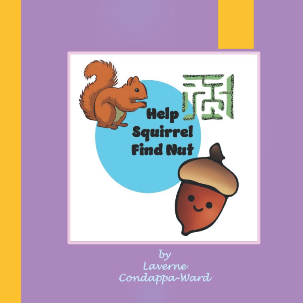 Help Squirrel Find Nut: Maze Activity Book: Fun Activity Book For Little Children