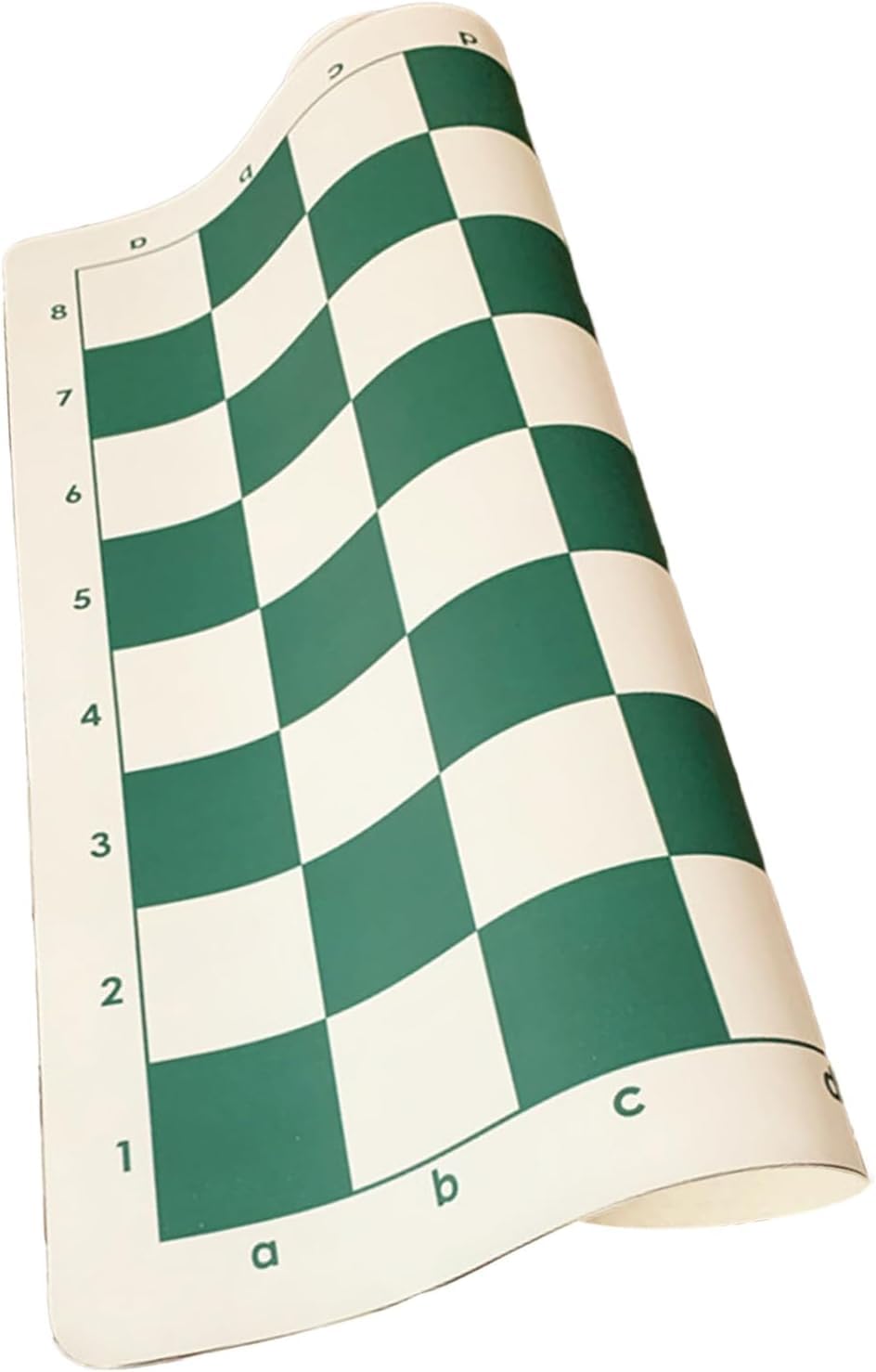 UDKI Portable Chess Vinyl Board Mat | Folding Roll up for Easy Carrying for Tournament Thick 19" Green Vinyl Mat for Professional Chess Players (Without Coins) (B0D76P1KF8) Amazon Price History, Amazon Price Tracker