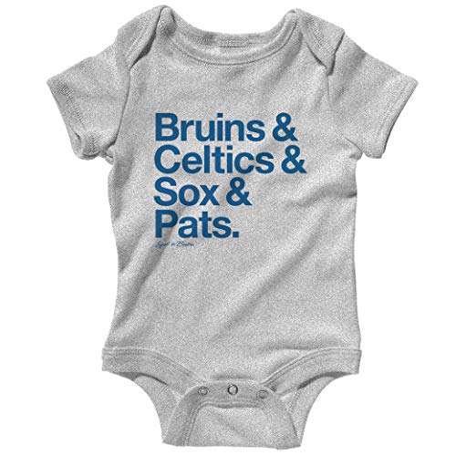 Smash Transit Baby Loyal to Boston Creeper - Heather Gray, 6M