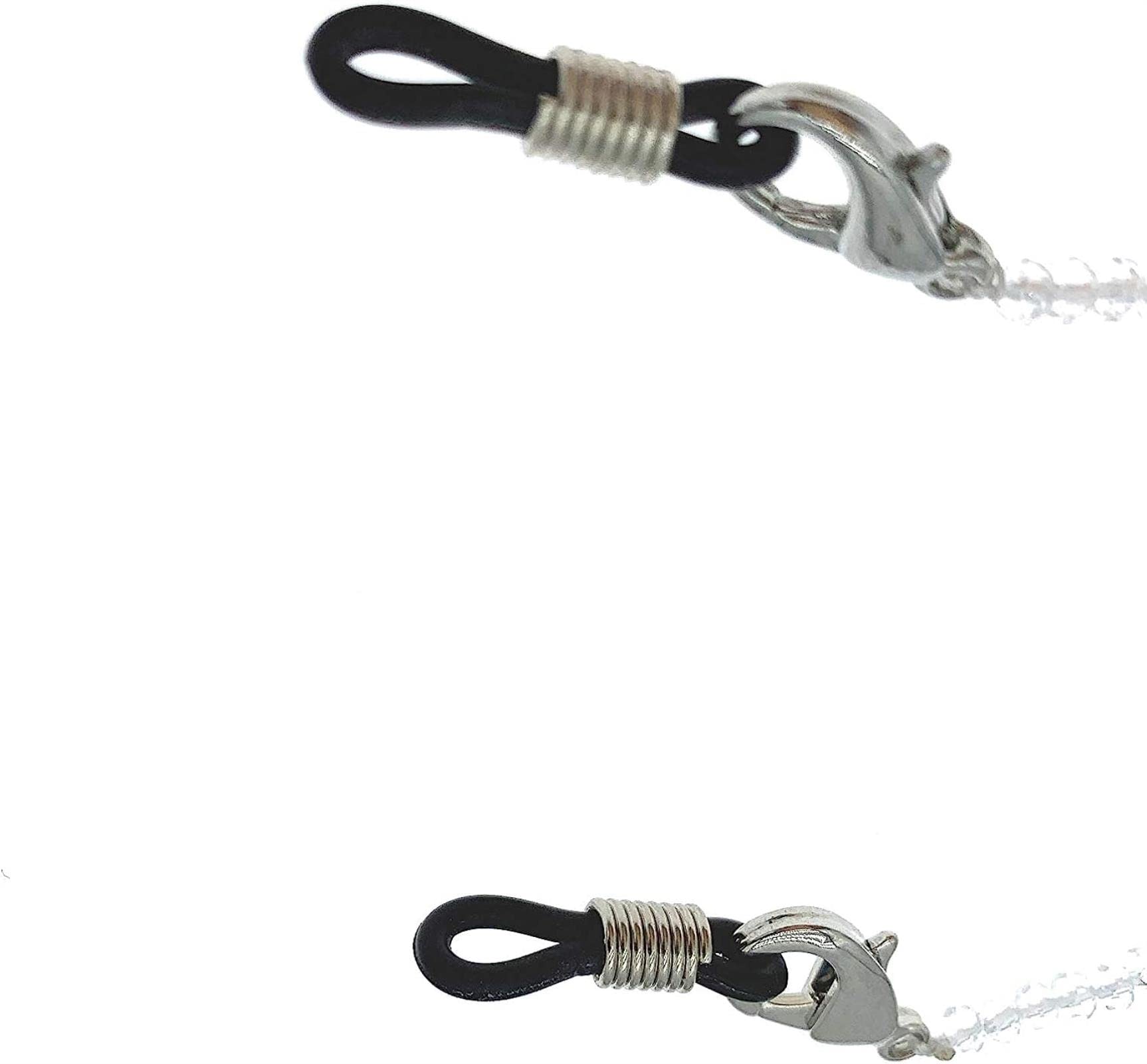 2mm s 5-6mm Real White s Lanyard Eyeglass Chain Holder para Mujeres niñas Regalo 24"