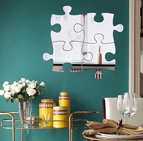 Lot de 4 autocollants muraux en acrylique 3D - Pour décoration murale - Pour la maison, le salon, la chambre à coucher, le canapé, la télévision, la décoration murale Cover