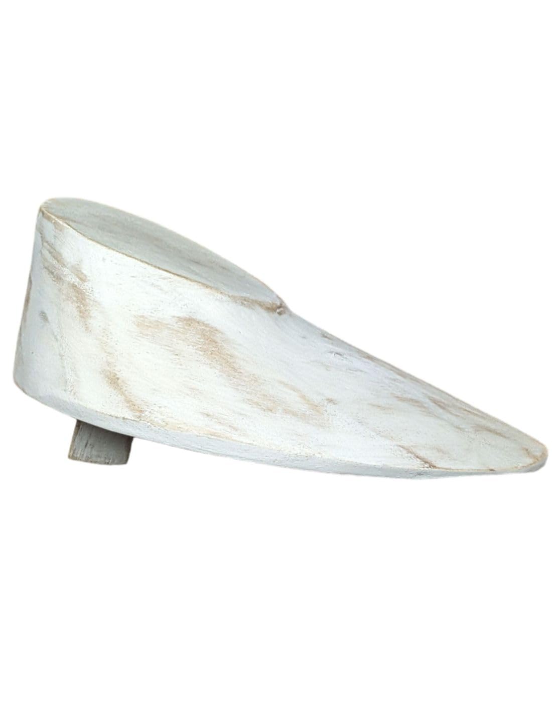 Buste Présentoir à Colliers Cranté En Bois Blanc. Fait Artisanalement