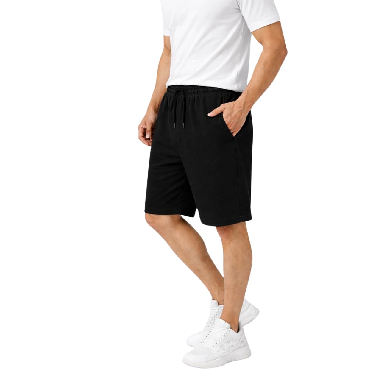 kart black Plus Sizes Men's Cotton Knee length Shorts(XXL,3XL,4XL,5XL,6XL,7XL,8XL shorts) | Casual and Night Wear Mens Shorts-picture-37