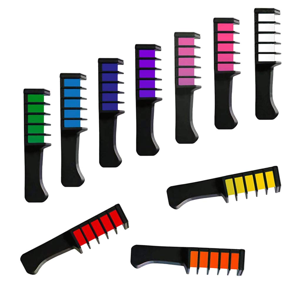 harayaa 20Pcs Multicolored Temporary Disposable Hair Chalk-Washable Hair Color Safe